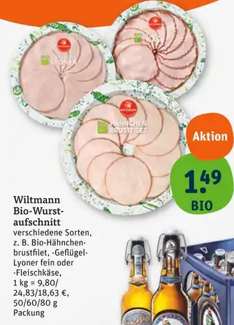 tegut Wiltmann bio-wurstaufschnitt Angebot