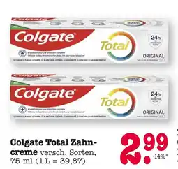 E-Center Colgate total zahncreme Angebot