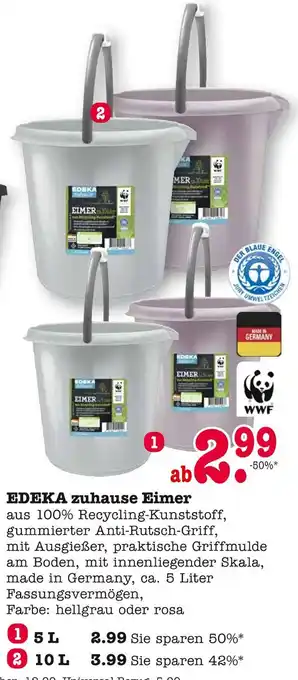 E-Center Edeka zuhause eimer Angebot