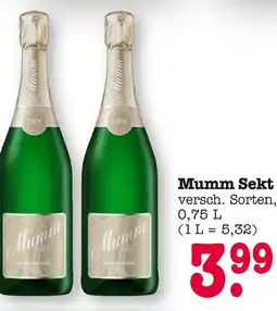 E-Center Mumm sekt Angebot