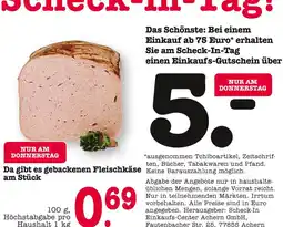 E-Center Gebackenen fleischkäse am stück Angebot