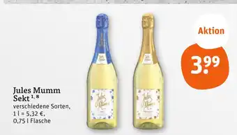 tegut Jules mumm sekt Angebot