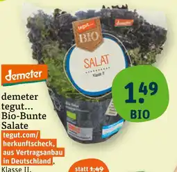 tegut Demeter tegut... bio-bunte salate Angebot