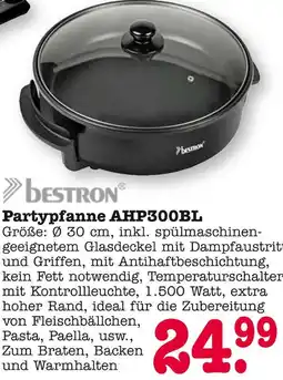 E-Center Bestron partypfanne ahp300bl Angebot