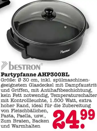 E-Center Bestron partypfanne ahp300bl Angebot