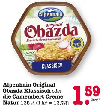 E-Center Alpenhain original obazda klassisch Angebot