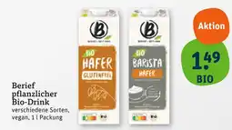 tegut Berief pflanzlicher bio-drink Angebot