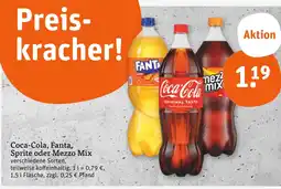 tegut Coca-cola, fanta, sprite oder mezzo mix Angebot