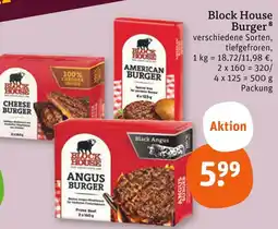 tegut Block house cheese burger Angebot