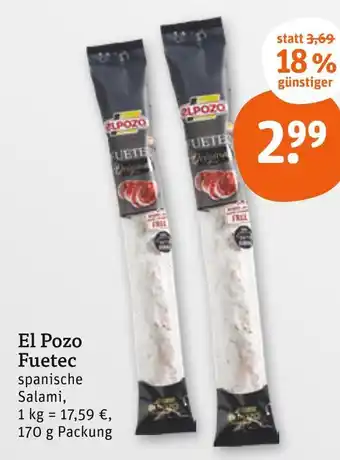 tegut El pozo fuetec Angebot