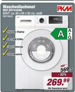 Poco Pkm waschvollautomat wa7-es1416/aq Angebot