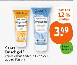 tegut Sante duschgel Angebot