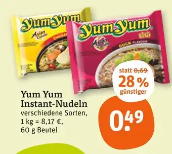 tegut Yum yum instant-nudeln Angebot