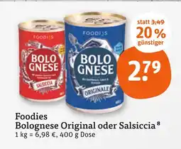 tegut Foodies bolognese original Angebot
