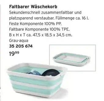 Tchibo Faltbarer wäschekorb Angebot