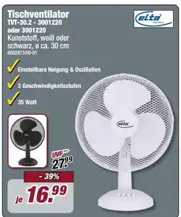 Poco Elta tischventilator Angebot