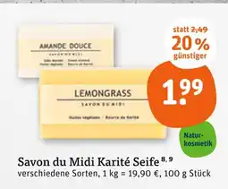 tegut Savon du midi karité seife Angebot