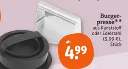 tegut Burgerpresse Angebot