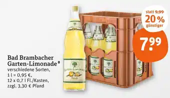 tegut Bad brambacher garten-limonade Angebot