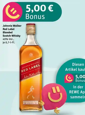 nahkauf Johnnie walker red label blended scotch whisky Angebot