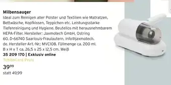 Tchibo Jaxmotech milbensauger Angebot