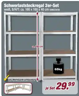 Poco Schwerlaststeckregal 2er-set Angebot