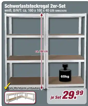 Poco Schwerlaststeckregal 2er-set Angebot