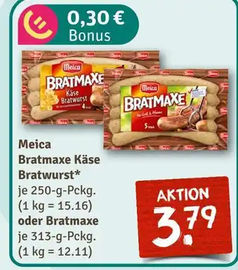 nahkauf Meica bratmaxe käse bratwurst oder bratmaxe Angebot