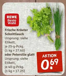 nahkauf Rewe beste wahl frische kräuter schnittlauch Angebot