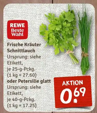 nahkauf Rewe beste wahl frische kräuter schnittlauch Angebot