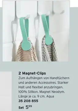 Tchibo 2 magnet-clips Angebot