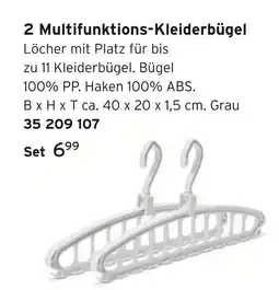 Tchibo 2 multifunktions-kleiderbügel Angebot