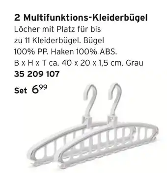 Tchibo 2 multifunktions-kleiderbügel Angebot