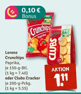 nahkauf Lorenz crunchips paprika Angebot