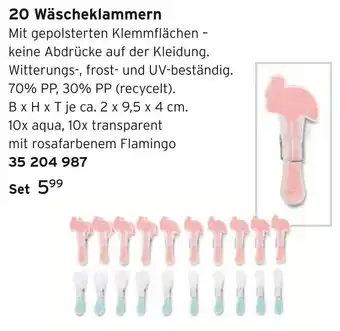 Tchibo 20 wäscheklammern Angebot