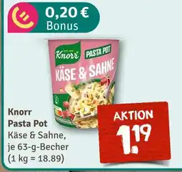 nahkauf Knorr pasta pot Angebot
