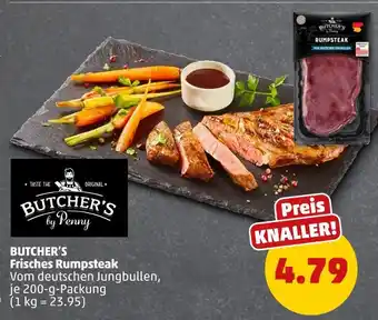 PENNY Butcher's by penny frisches rumpsteak Angebot