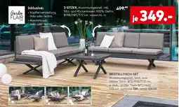 porta Garden flair 3-sitzer oder beistelltisch-set Angebot