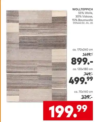 porta Wollteppich Angebot