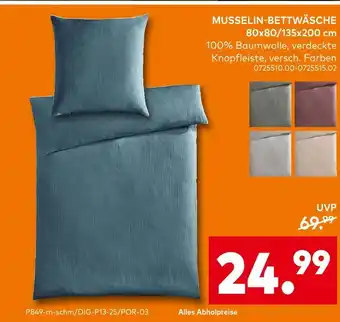 porta Musselin-bettwäsche Angebot