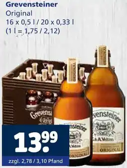 Getränkewelt Grevensteiner Original Angebot