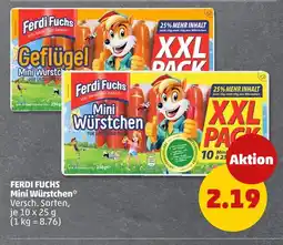 PENNY Ferdi fuchs mini würstchen Angebot