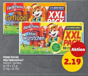 PENNY Ferdi fuchs mini würstchen Angebot
