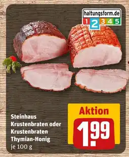 REWE Steinhaus krustenbraten oder krustenbraten thymian-honig Angebot