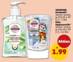 PENNY Sagrotan handseife oder kids- hygieneseife Angebot