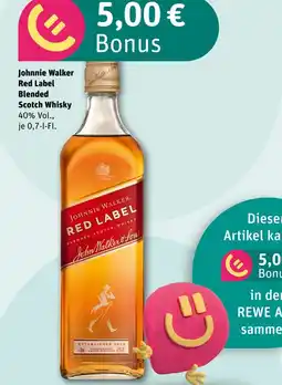 REWE Johnnie walker 5,00 € bonus Angebot