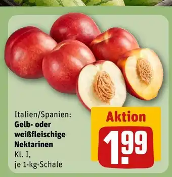 REWE Gelb- oder weißfleischige nektarinen Angebot