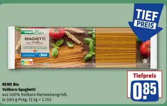 REWE Rewe bio vollkorn-spaghetti Angebot