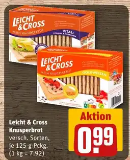 REWE Leicht & cross knusperbrot Angebot