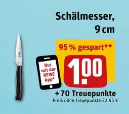 REWE Schälmesser, 9 cm Angebot